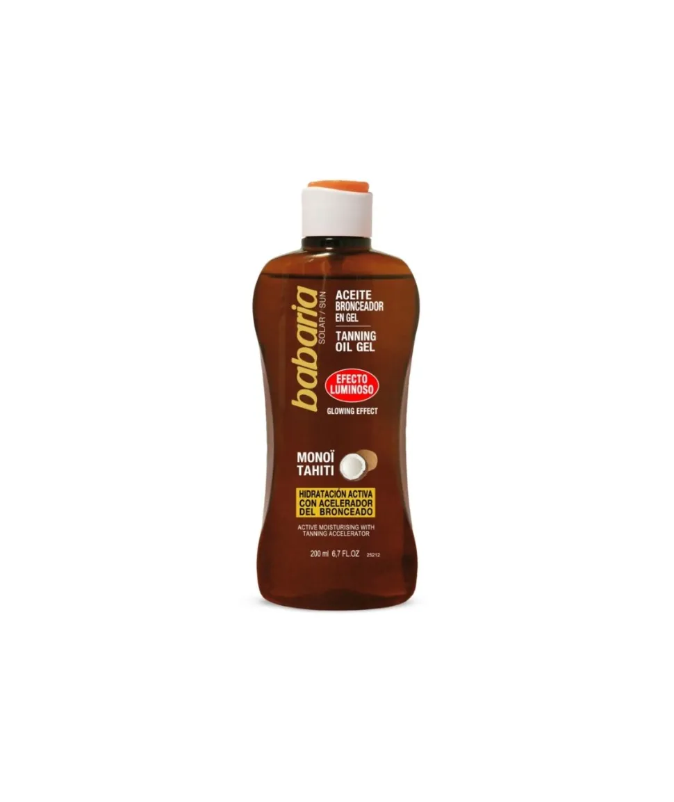 Aceite Bronceador Solar Efecto Gel Luminoso