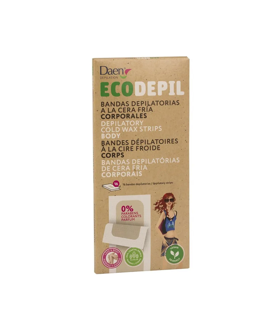 Bandas Depilatorias Ecodepil Corporal 16 Uds.