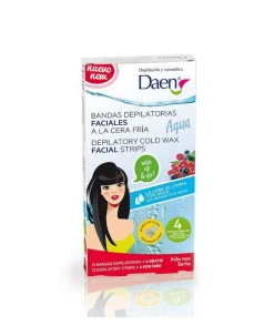 Bandas Depilatorias Facial Aqua 16 Uds.