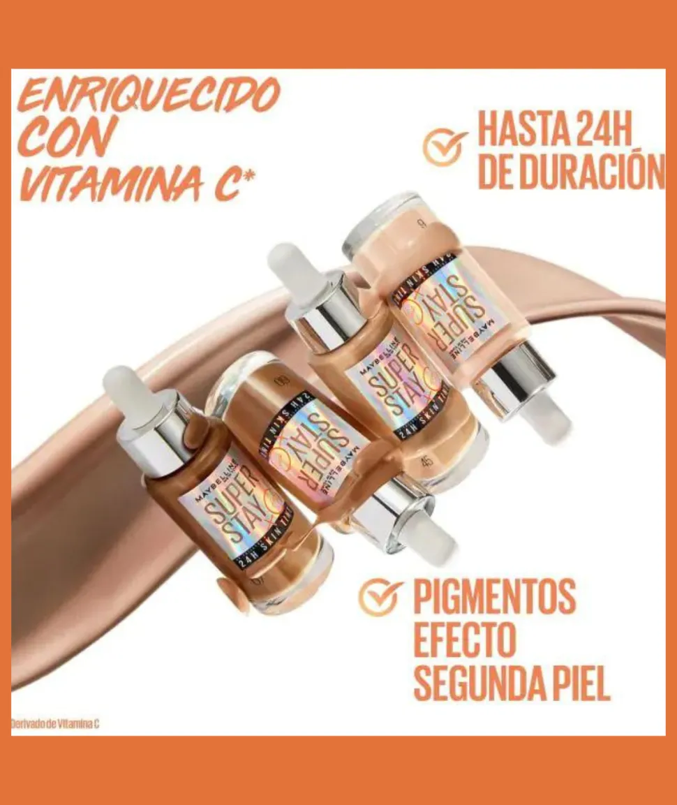 Base De Maquillaje Super Stay Skin Tint + Vitamina C 31