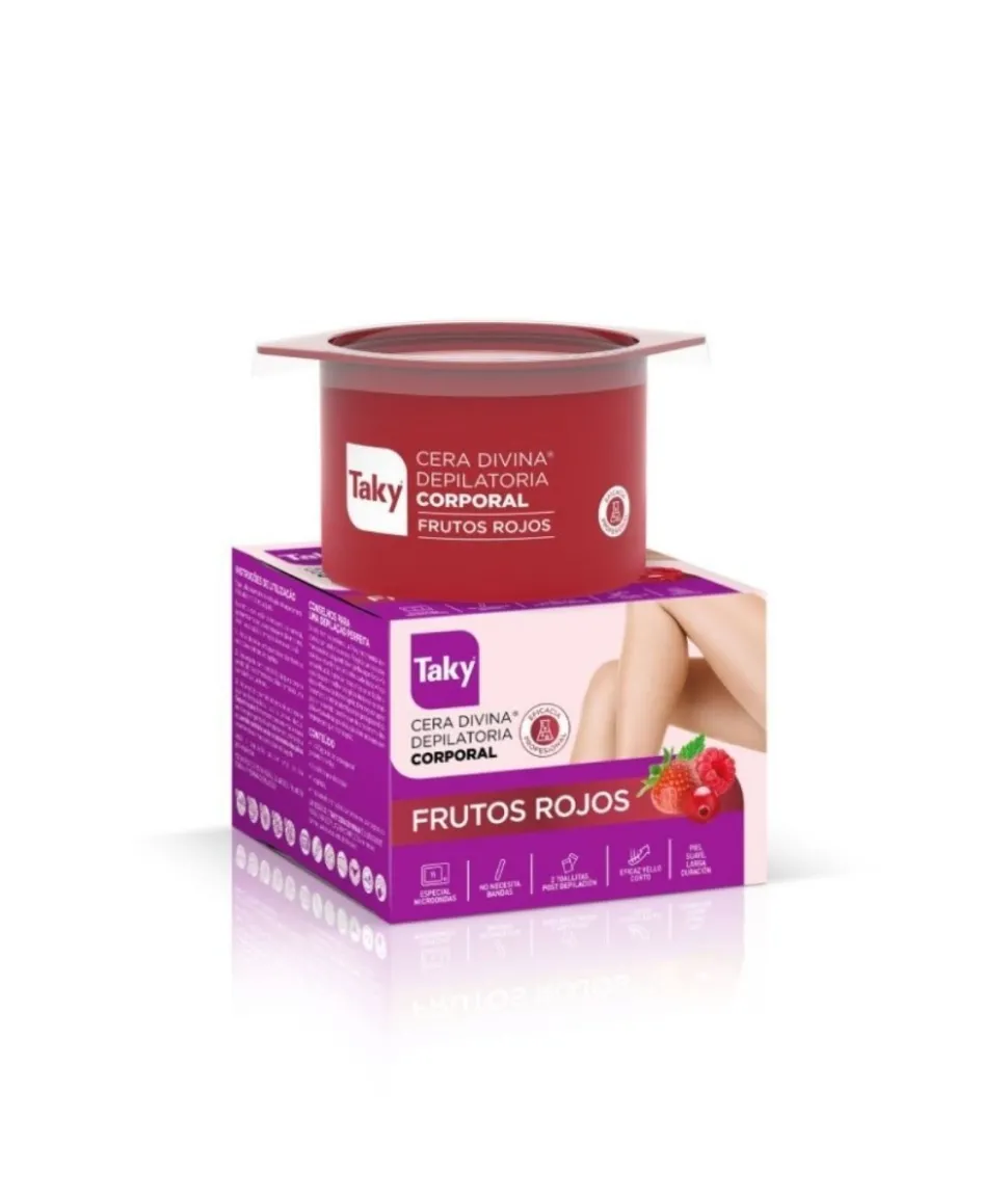 Cera Caliente Divina Sensaciones Frutos Rojos 400 Gr