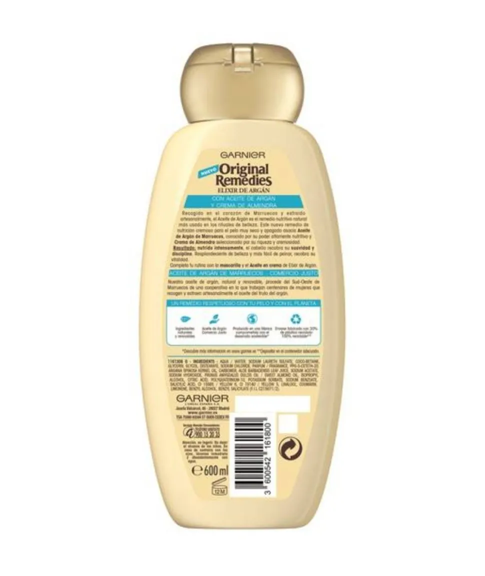Champú Elixir De Argan 300 Ml