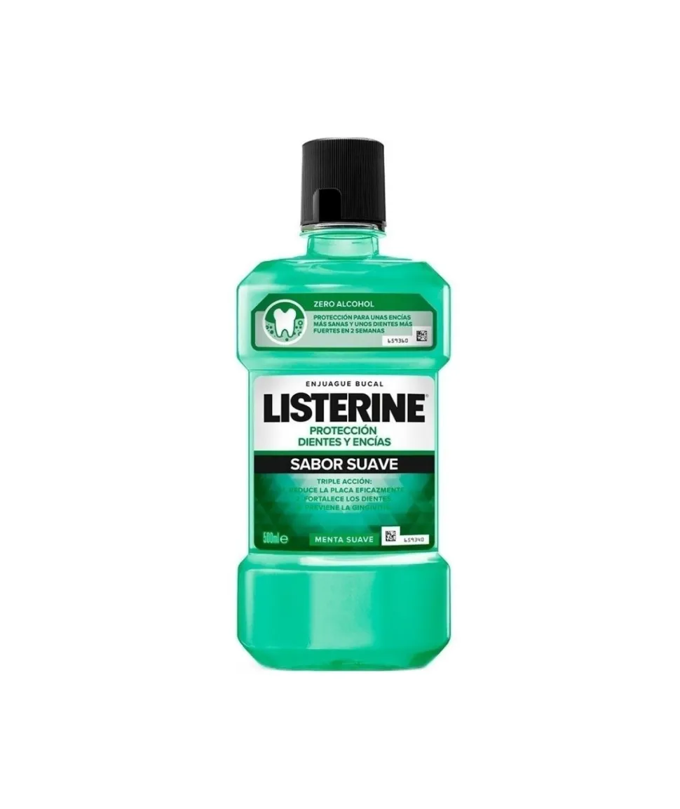Enjuague Bucal Dientes Y Encias Sabor Suave 500 Ml