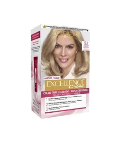 Excellence Creme Tinte 9.1 Rubio Muy Claro Ceniza