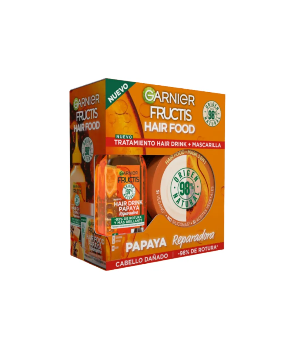 Fructis Hair Drink Papaya + Mascarilla