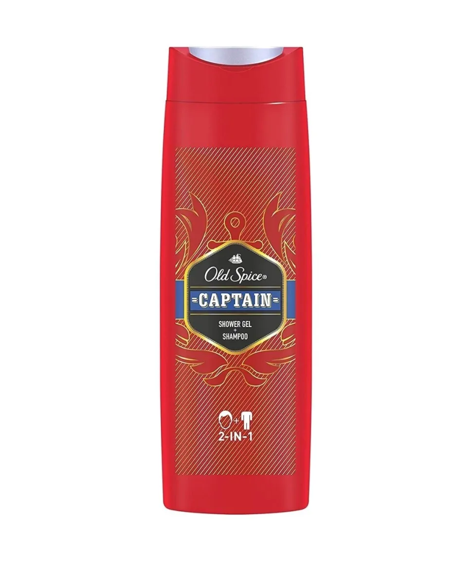 Gel De Baño Captain 2 En 1 400 Ml