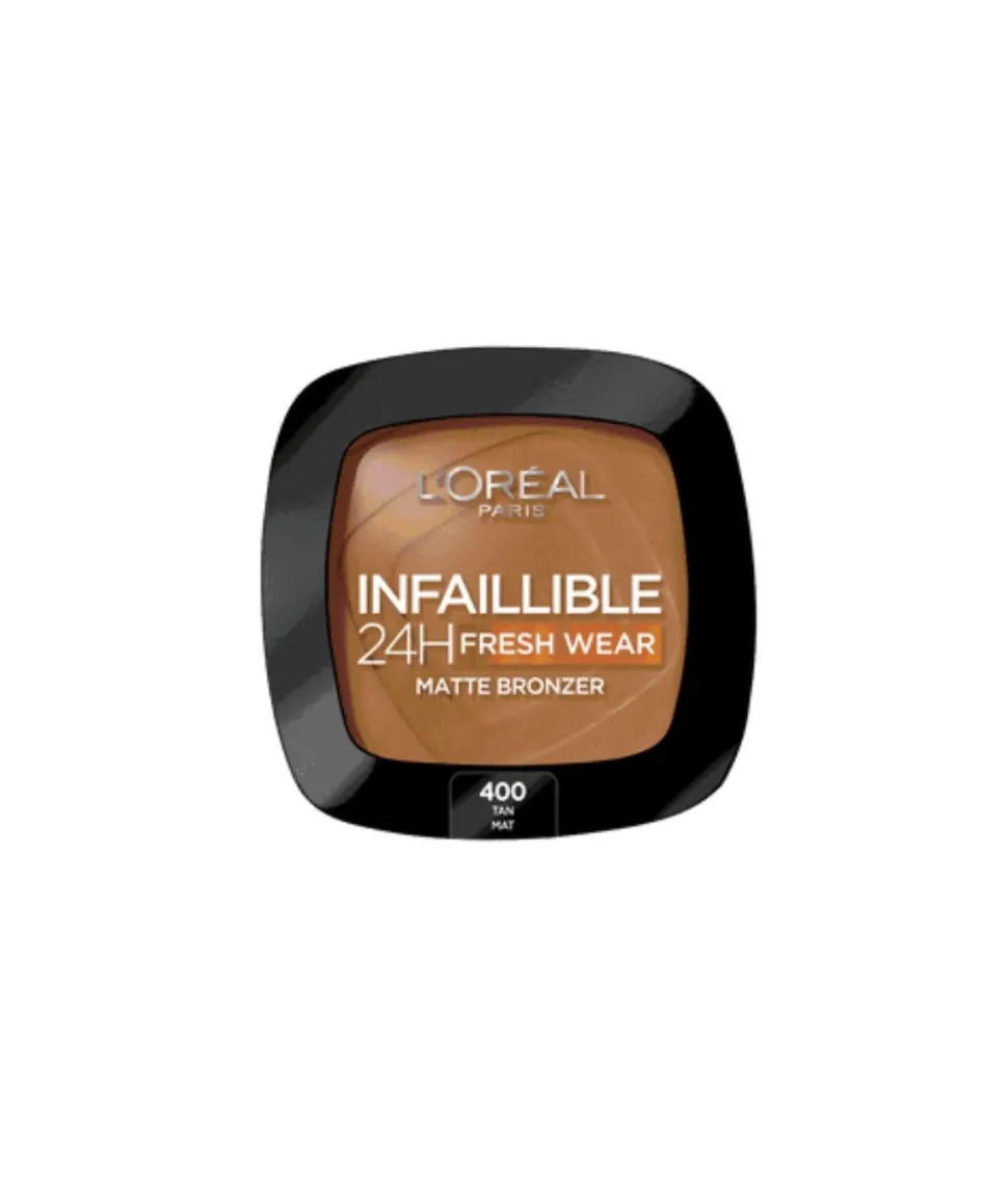 Infalible 24H Polvos Bronceadores Mate Larga Duracion Tono 400 Tan