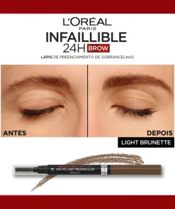 Lapiz De Cejas Infaillible Brow Xpert 5.0 Light Brunette