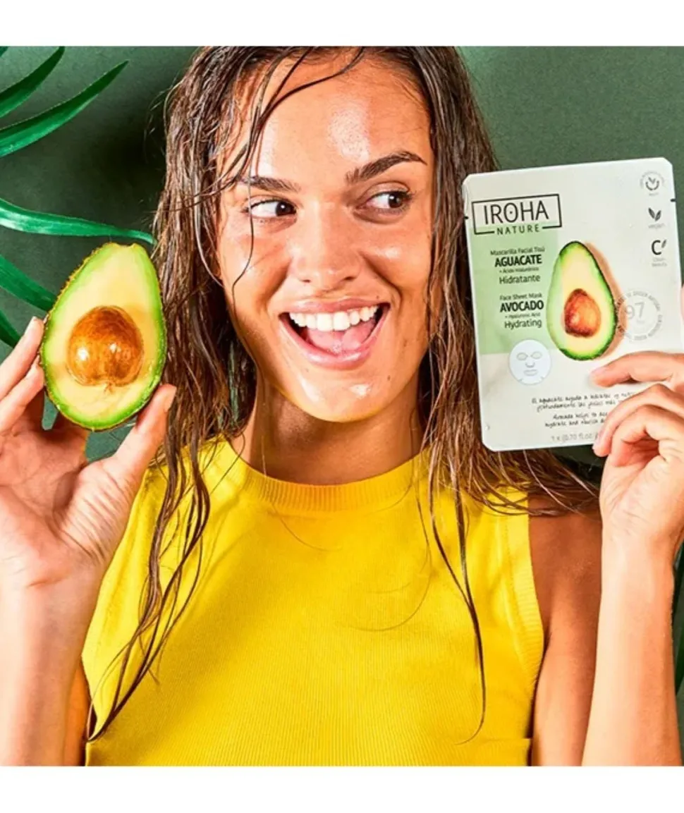 Mascarilla Facial Hidratante Con Aguacate