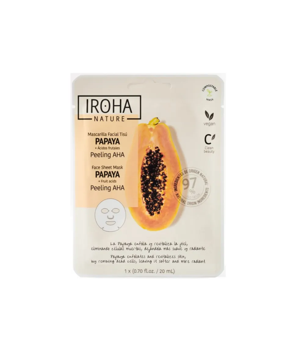 Mascarilla Facial Peeling Aha Con Papaya