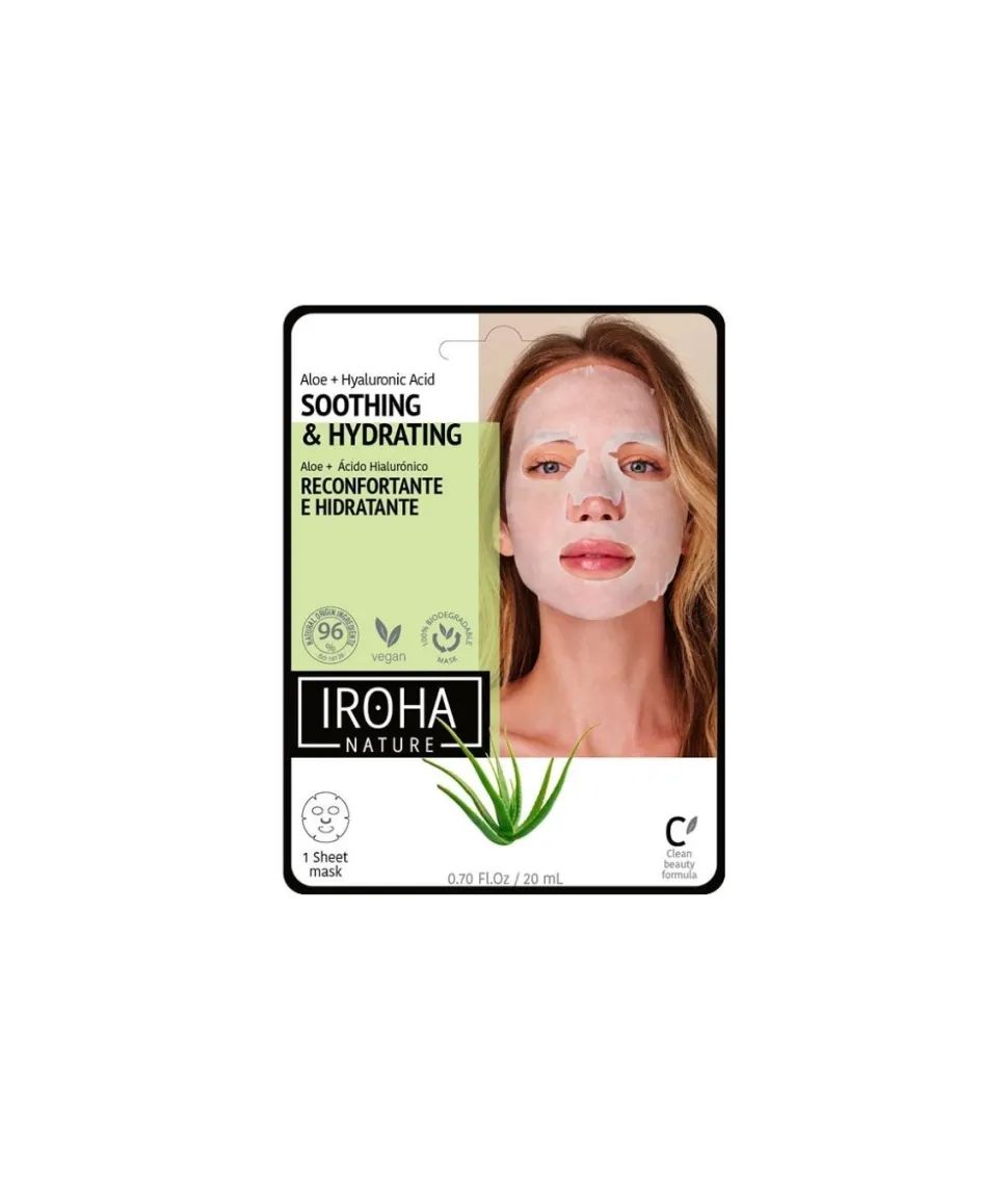 Mascarilla Hidratante Con Aloe Vera Y Acido Hialuronico