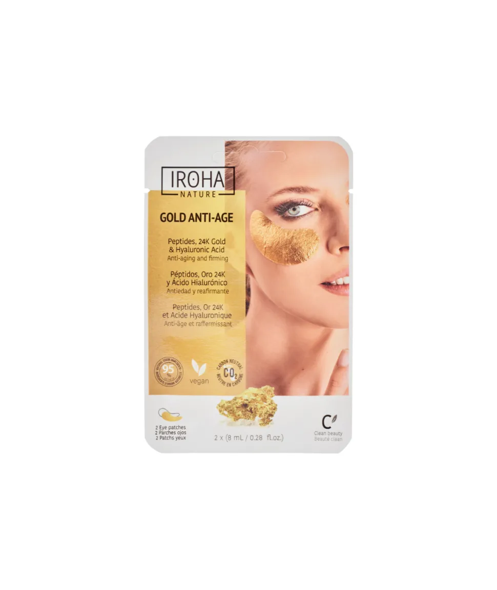 Parches Contorno De Ojos Oro 24K Reafirmantes