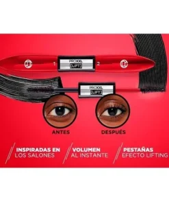 Pro Xxl Rimel Rizador De Pestañas Efecto Lifting Con Doble Cepillo