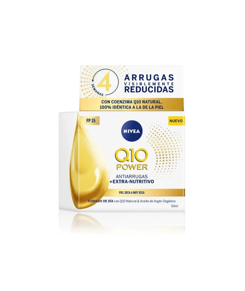 Q10 Power Extra Nutritiva Anti-Arrugas Dia Con Aceite De Argan 50 Ml
