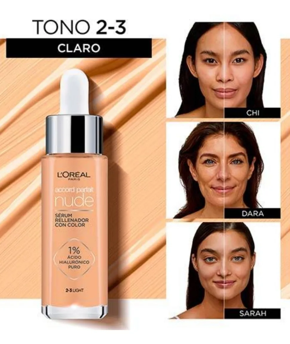 Serum Con Color Tono 2-3 Claro