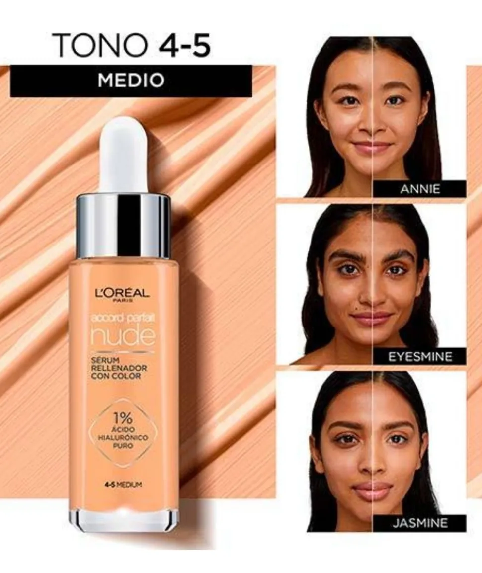 Serum Con Color Tono 4-5 Medio