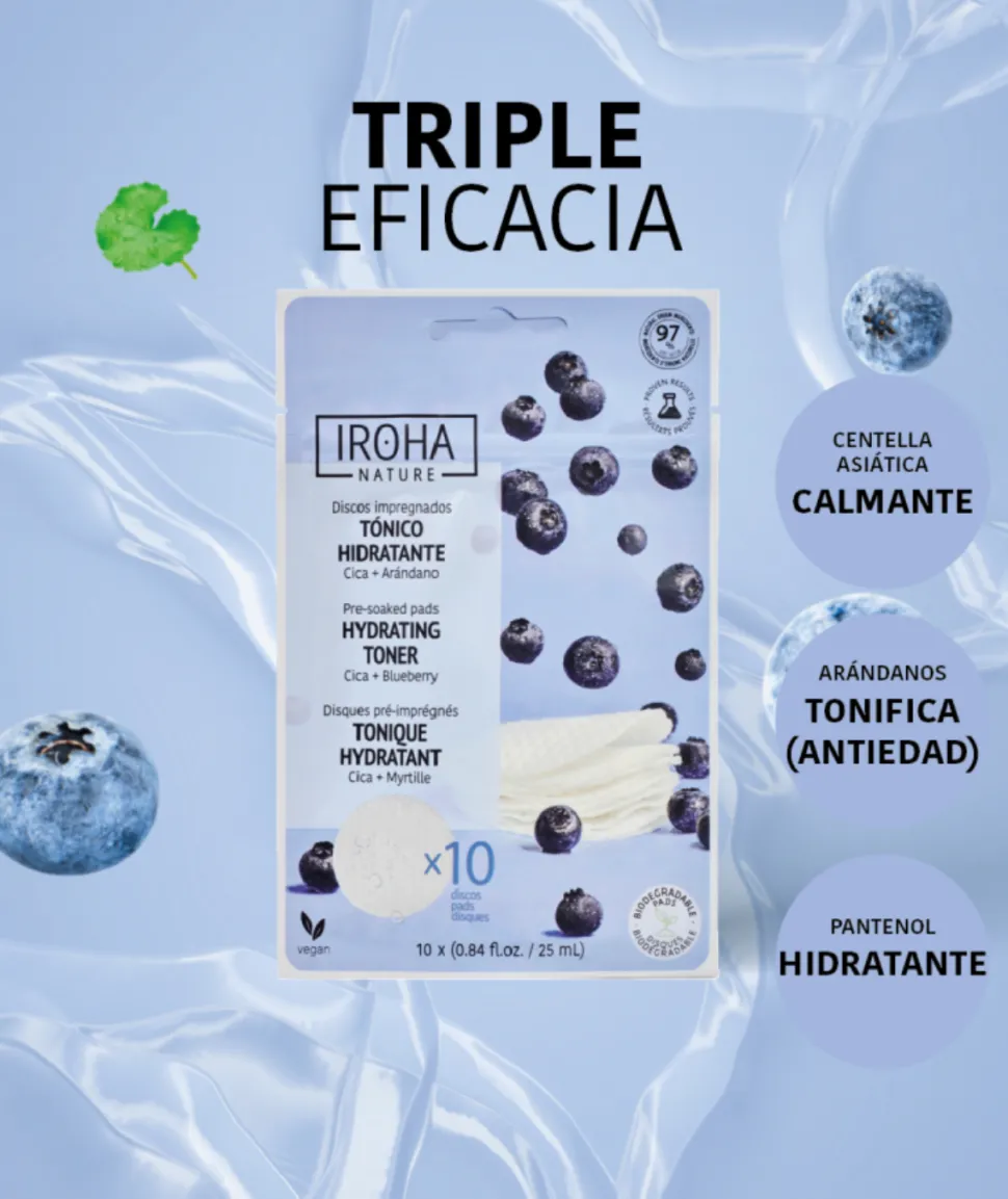 Tónico Hidratante Discos Cica 10 Und.