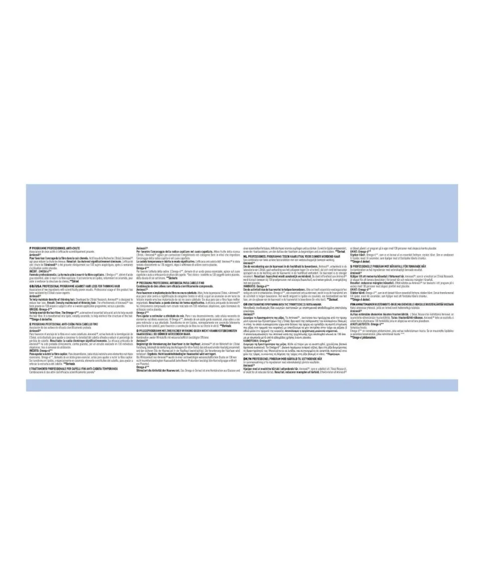Tratamiento Anti-Caida Aminexil 10X6 Ml